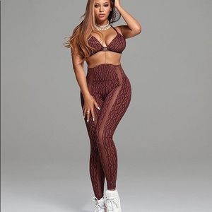 IVY Park Wild Brown Monogram Leggings NWT